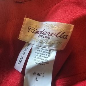 Cinderella Divine Red Wedding Dress